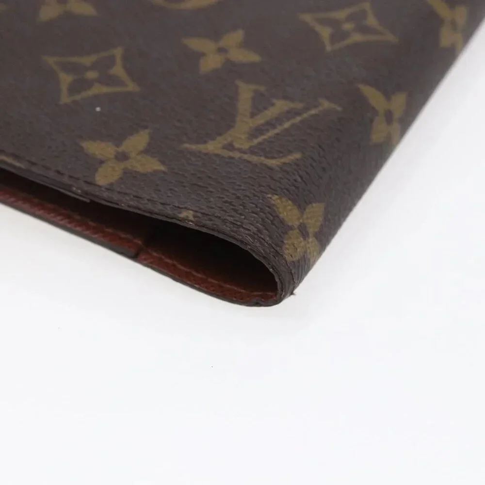 LOUIS VUITTON Monogram Agenda Partonaire PM Day Planner Cover R21029 Auth 145535
